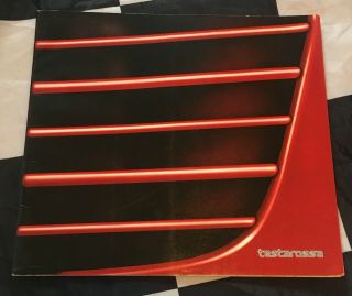 1985 Ferrari Testarossa Tr Oversized Sales Brochure Prospekt Portfolio Rare