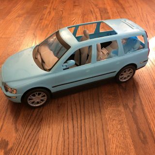 Rare Mattel Barbie Happy Family Volvo Station Wagon Blue 2003 Minivan For House