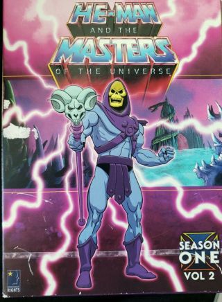 He - Man And The Masters Of The Universe - Season 1: Volume 2 (dvd,  2006, .  Rare
