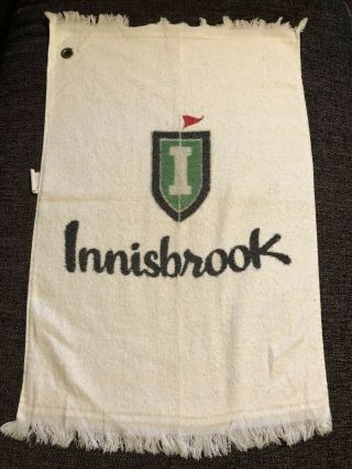 Vintage Innisbrook Golf Towel White Rare Innisbrook Resort Florida Collectible