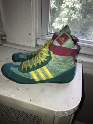 RARE Adidas Combat Speed 4 Wrestling Shoes Size 11.  5 3