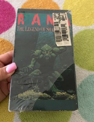 Rana The Legend Of Shadow Lake Vhs 1986 Creature Fog Horror Swamp Thing Rare•