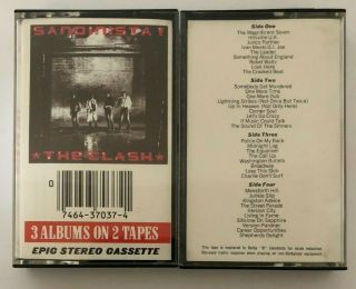 The Clash Sandinista Rare & Oop Punk Rock 1979 Epic Records Double Cassette