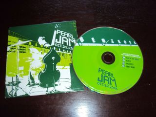 Rare Ten Club Promo Ep Pearl Jam Live At Benaroya Hall 10/22/2003 Green Edition