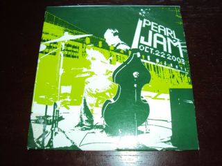 RARE Ten Club PROMO EP Pearl Jam Live at Benaroya Hall 10/22/2003 GREEN EDITION 3