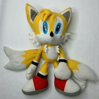 Sonic The Hedgehog Tails Plush Doll Toy Network Sega Rare Htf Sonic Project