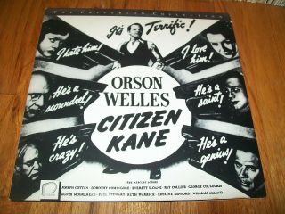 Citizen Kane Criterion 3 - Laserdisc Ld Very Rare W/features