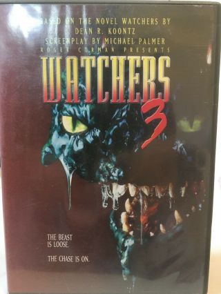 Watchers 3 - Dvd Movie Pre - Owned Extremely Rare