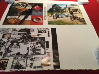 Oasis Promo Rare Printer Proof For Be Here Now Box Set