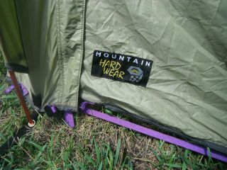 RARE Mountain Hardwear Mountain Wing Tent 3 Season 1 Person Hiking One Man UL 5