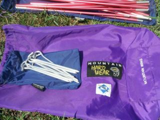 RARE Mountain Hardwear Mountain Wing Tent 3 Season 1 Person Hiking One Man UL 7