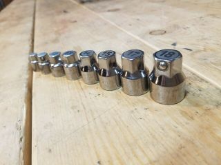 Htf Rare Craftsman Usa Metric 8pc Low Profile Ratcheting Wrench Socket Set