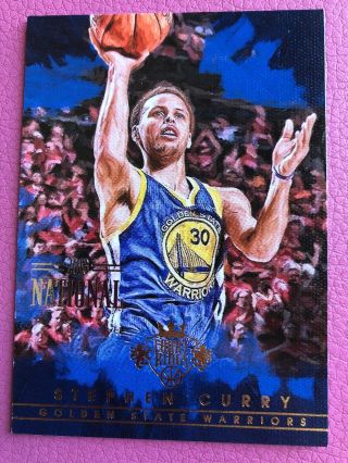Stephen Curry Rare ’d (2/5) National 2015/16 Court Kings Golden State Warriors