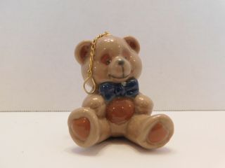 Lladro Teddy Bear Christmas Ornament Santa’s Workshop 1996 - Retired - Rare 6344