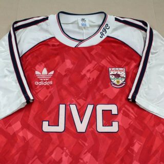 Arsenal 1990 1992 Home Shirt Rare Classic Jvc (l)