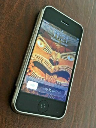 Rare Find Iphone A1203 2g 1st Gen 8gb 13 Icon Ios 1.  1.  2