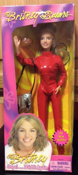 Britney Spears Doll Oops I Did It Again Red Outfit Rare
