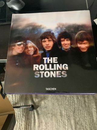 The Rolling Stones Taschen Large Coffee Table Retrospective Book Rare