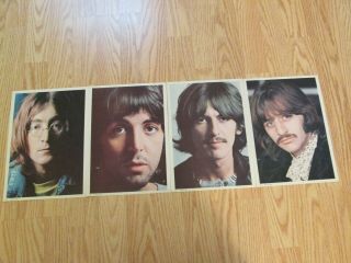 The Beatles White Album - All 4 Insert Photos - Rare