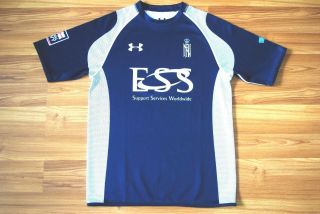 Royal Navy Blue Rugby Union Shirt By Under Armour Jersey Size Medium Mens Rare