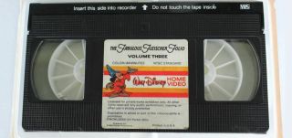 Walt Disney Home Video The Fabulous FLEISCHER Folio VOLUME 3 VHS clam shell rare 4