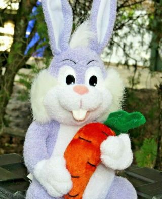 VERY RARE Kids Of America Corp Easter Bunny Rabbit Plush Stuffed Animal Doll 2