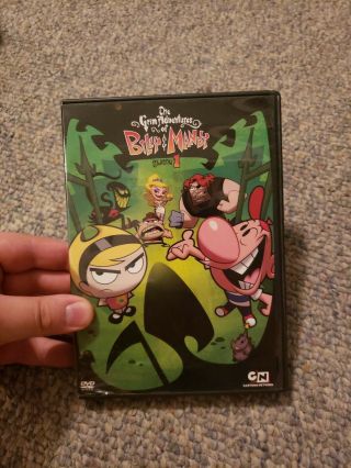 The Grim Adventures Of Billy And Mandy First Season 1 One Dvd Rare 2 - Disc Oop