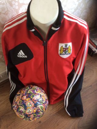 Bristol City Rare Adidas Training Football Shirt Size 42/44 L Foc Postage 