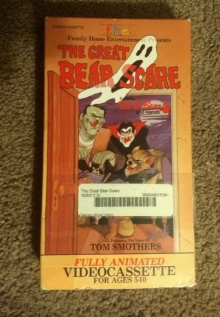 The Great Bear Scare Rare Vhs Not On Dvd 1984 Kids Monster Cartoon Tom Smothers