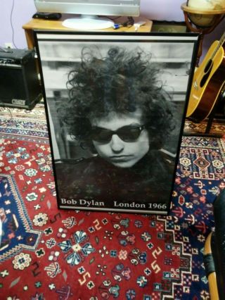 Bob Dylan London 1966 Poster Rare Photo Shot 1997 Wci England