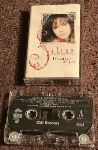 Selena - Dreaming Of You 1995 Emi Latin Cassette Tape Rare