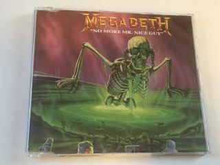 Megadeath - No More Mr Guy Rare 1989 3 Track U.  K Oop Cd Single Ep -