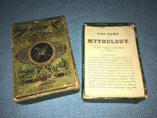 1884 " The Game Of Mythology " Rare Card Game Peter Thomson,  Cincinnati Gods