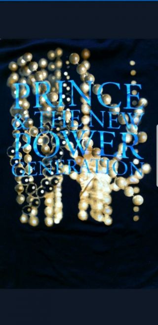 Prince Diamonds & Pearls Tour T Shirt Symbol Ultra Rare NPG Collectors 2