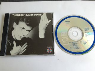 David Bowie Heroes Rca Victor Pcd1 - 2522 Blue Ring Japan Press Cd Rare Ex/ex