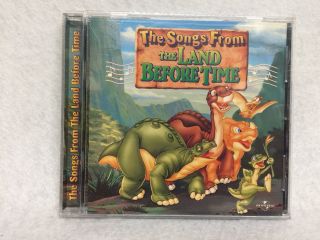 The Songs From The Land Before Time (cd,  Universal) Great Rare Oop