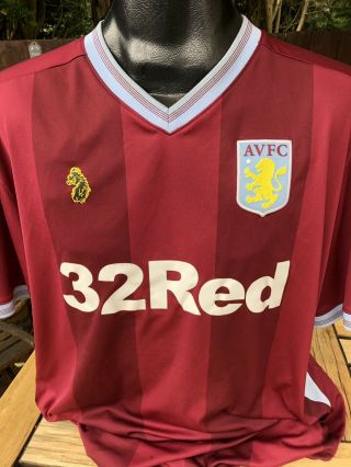 Aston Villa 2018 Luke Home Shirt Nike Size Xxl Hutton No 21 Rare Limited Edition