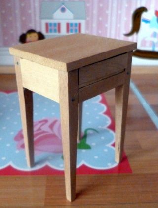 Rare Vintage Tynietoy Tynie Toy Sewing Table Dollhouse Miniature