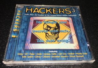 Hackers 3 Music From And Inspired By The Motion Picture Cd Rare Oop