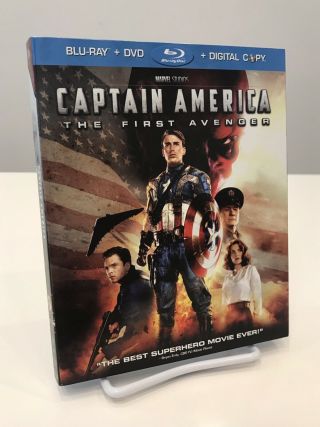Captain America: The First Avenger Blu Ray,  Dvd | Like,  Rare Slipcover