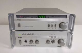 Rare Aiwa A30 Integrated Amplifier / Aiwa R30 Stereo Tuner Phono Mini Series 30
