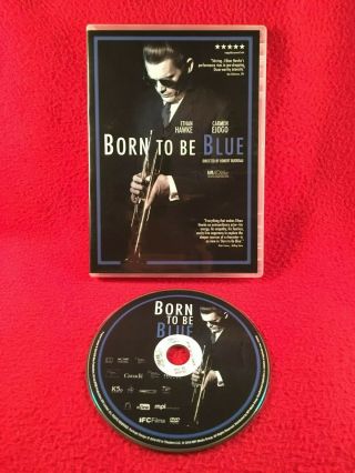 Born To Be Blue Dvd Ex - Rental Ethan Hawke Chet Baker Jazz 2015 Region 1 Usa Rare