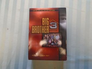 Big Brother Dvd Season 3 Limited Edition Collectors Box - 9 Disc Set Rare Oop