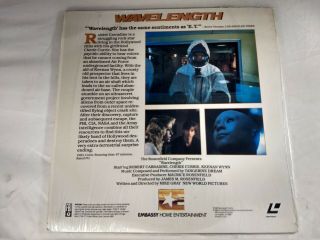 Wavelength Rare & OOP Sci - Fi Movie Embassy Entertainment Laserdisc 2