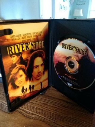 Rivers Edge (DVD,  2001) RARE OOP keanu reeves crispin glover 2