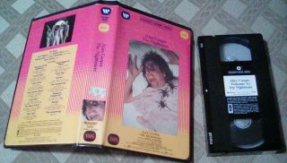 Alice Cooper The Nightmare Tv Special Vhs Rare Oop Video Vincent Price