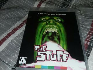 The Stuff (bluray) Us Region A Release Arrow Video Special Edition Oop Rare