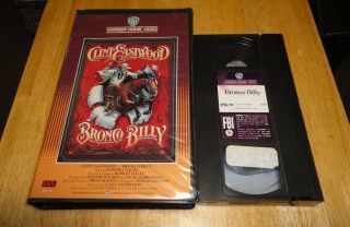 Bronco Billy (vhs,  1980) Clint Eastwood Action Warner Big Box Clamshell - Rare