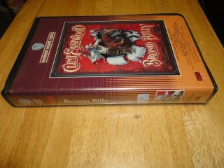 Bronco Billy (VHS,  1980) Clint Eastwood Action Warner Big Box Clamshell - Rare 5