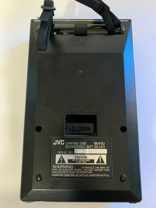 JVC XL - R10K Portable CD Player 1986 w/ BN - R10J Case RARE 7